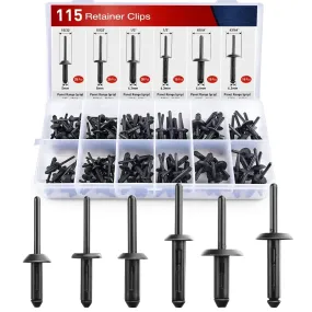 115 Pcs Pop Rivet Assortment