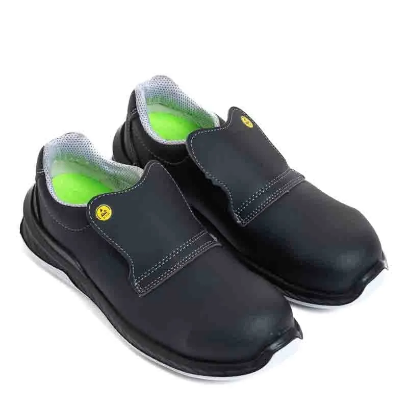 Black Kitchen Shoes without Metal with Anti-Slip Sole Londra - UPOWER