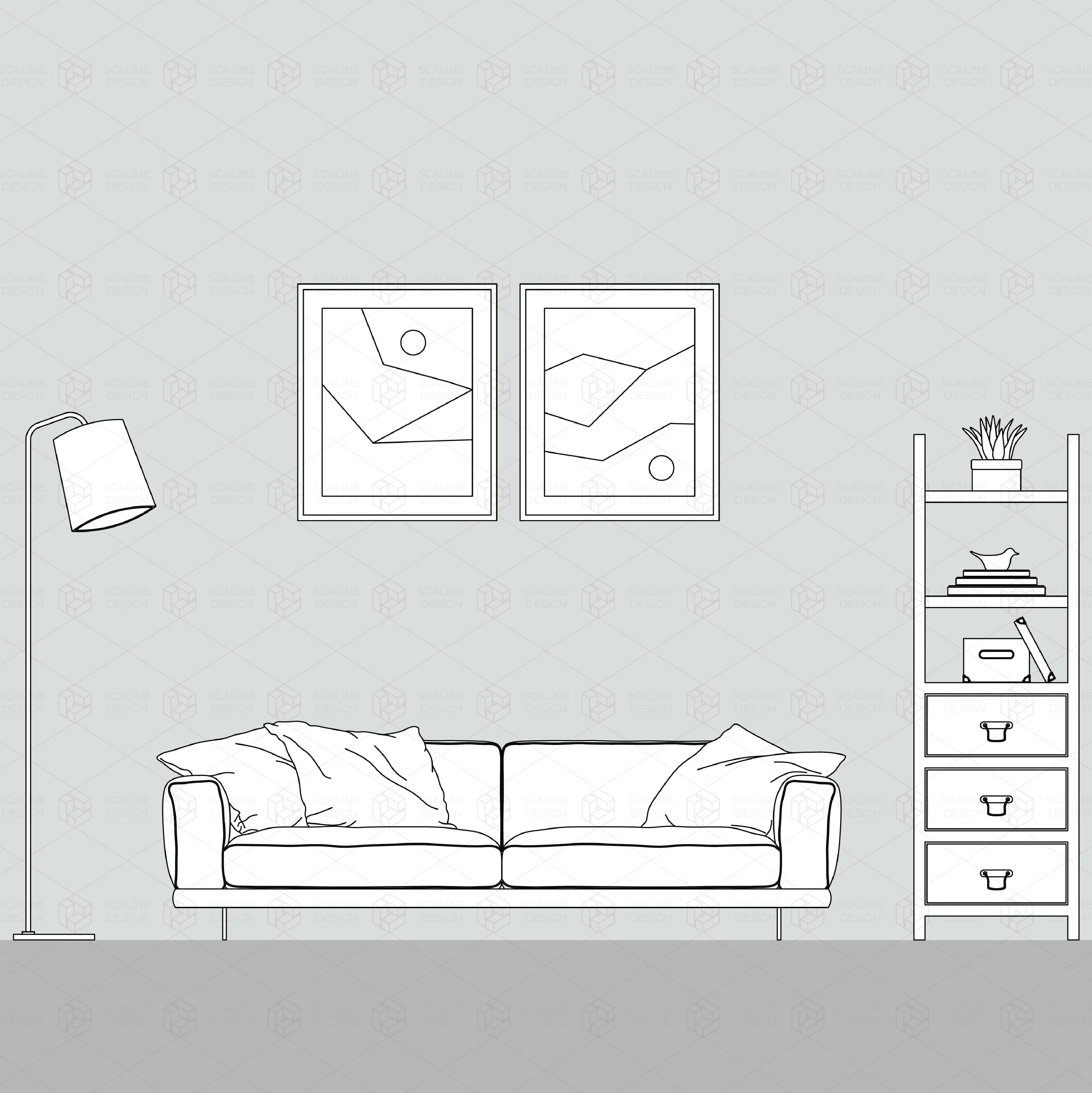 CAD & Vector Industrial Style Home Decor