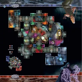 Fantasy Flight Games Star Wars Imperial Assault Coruscant Back Alley Mat SWI61