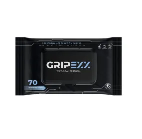 GRIPEXX Shoe Cleaner Wipes 70 Shoe Wipes, Removes Dirt Scuffs & Provides Traction 2 in 1 Multipurpose