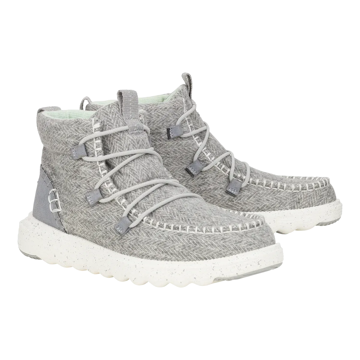 HEY DUDE REYES BOOT (HEATHERED GREY)