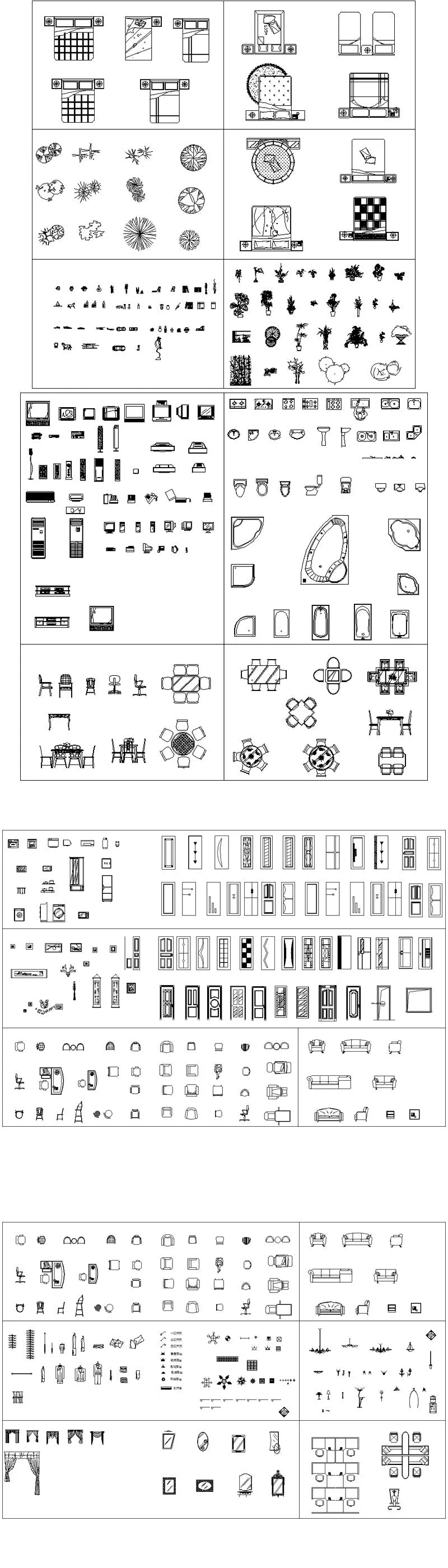 ★【Interior Design Autocad Elevation Collections V.2】All kinds of CAD Elevation Bundle
