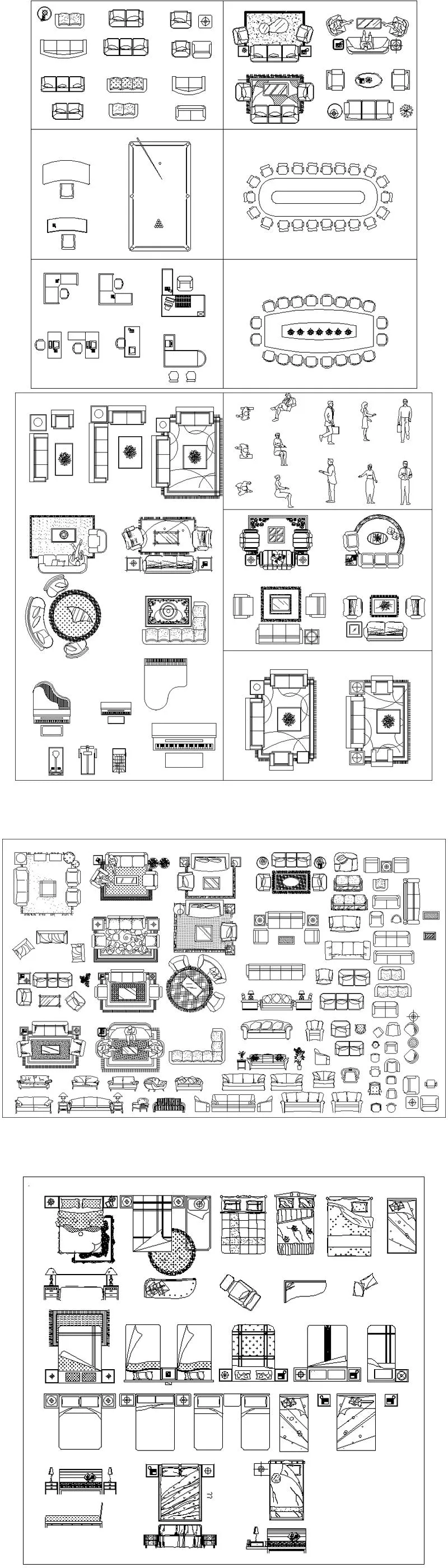 ★【Interior Design Autocad Elevation Collections V.2】All kinds of CAD Elevation Bundle