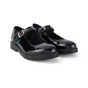 Kickers FINLEY Womens Shoes Patent Black