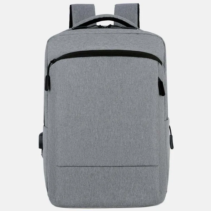 Large Capacity Lightweight Waterproof Expandable Business Backpack With USB Charging Port