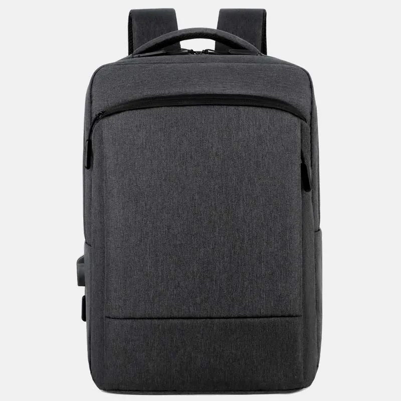 Large Capacity Lightweight Waterproof Expandable Business Backpack With USB Charging Port