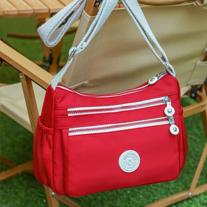 Oxford Crossbody Bag For Women Bright Color Lightweight Shoulder Bag