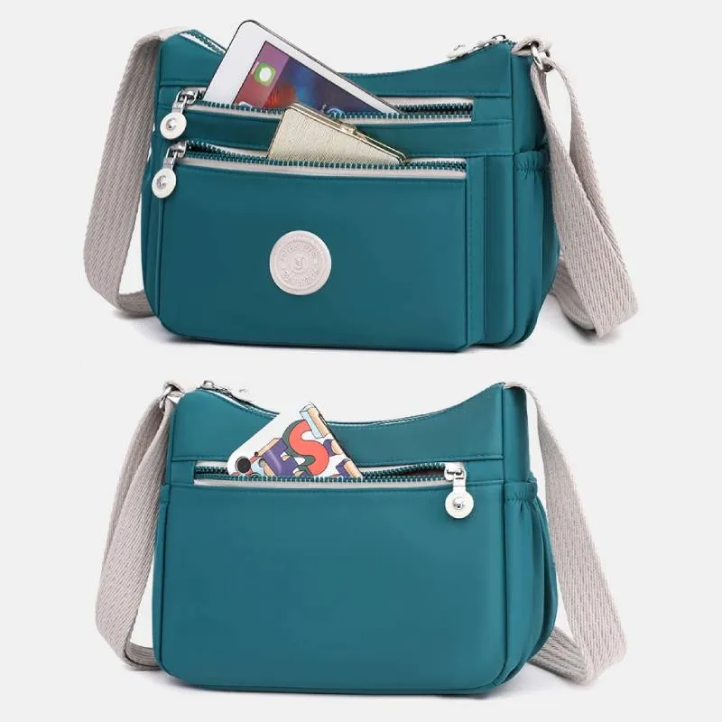 Oxford Crossbody Bag For Women Bright Color Lightweight Shoulder Bag