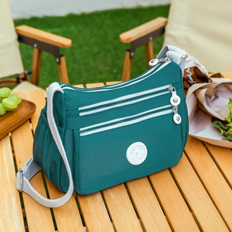 Oxford Crossbody Bag For Women Bright Color Lightweight Shoulder Bag