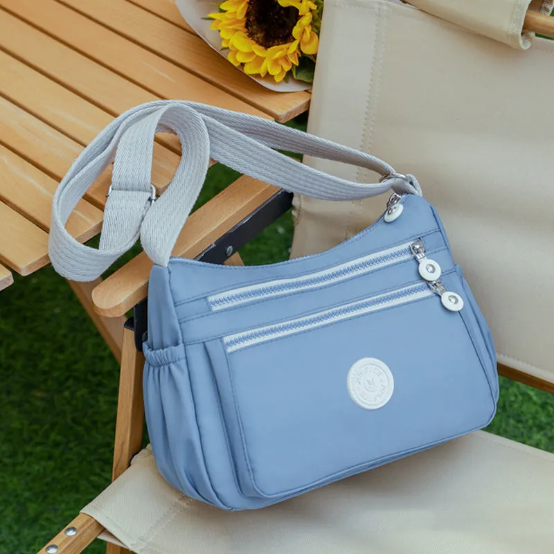 Oxford Crossbody Bag For Women Bright Color Lightweight Shoulder Bag