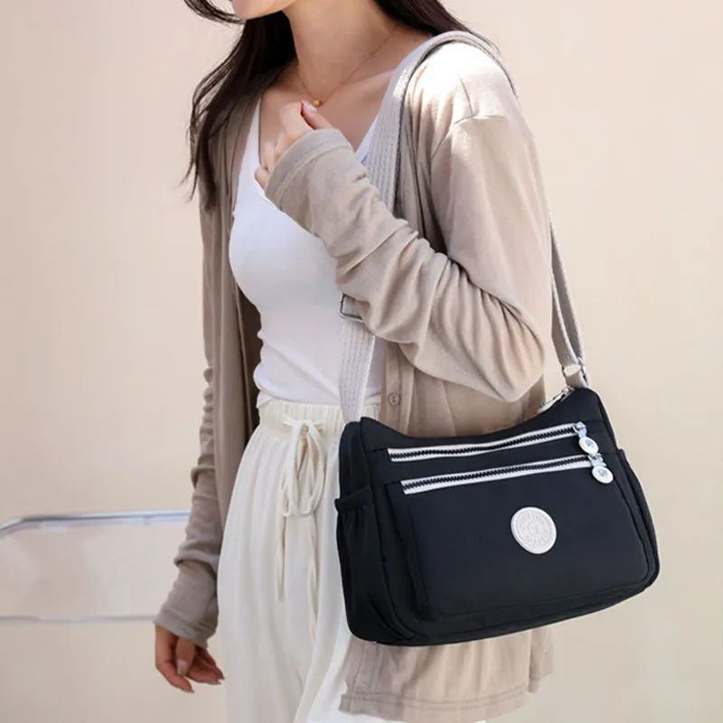 Oxford Crossbody Bag For Women Bright Color Lightweight Shoulder Bag