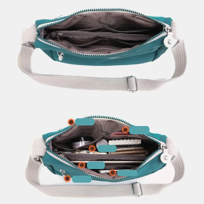 Oxford Crossbody Bag For Women Bright Color Lightweight Shoulder Bag