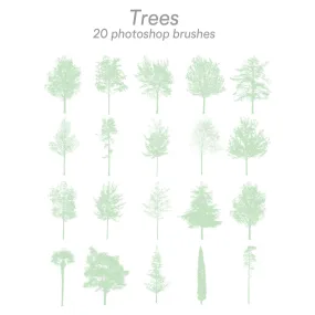 Photoshop Elevation Tree Brush