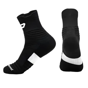 Quantum Knit Lite Quarter Performance Socks - Black
