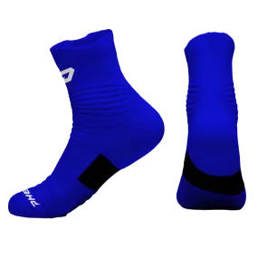 Quantum Knit Lite Quarter Performance Socks - Royal Blue