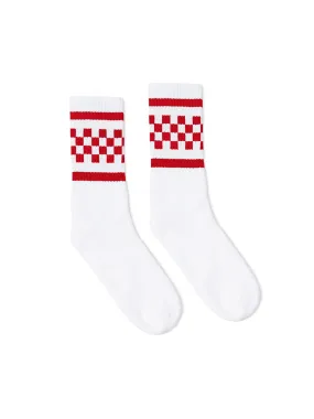 Red Checkered Socks