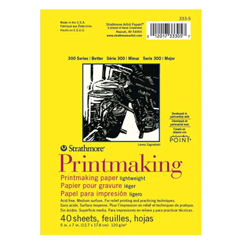 Strathmore Printmaking Paper Lightweight 300 Series 120grams