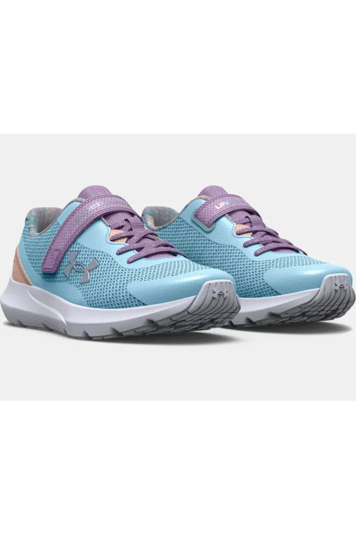 Under Armour Girls  Surge 3 Sky Running Shoes