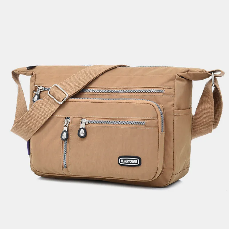 Waterproof Lightweight Casual Nylon Shoulder Purse Crossbody Bag for Women