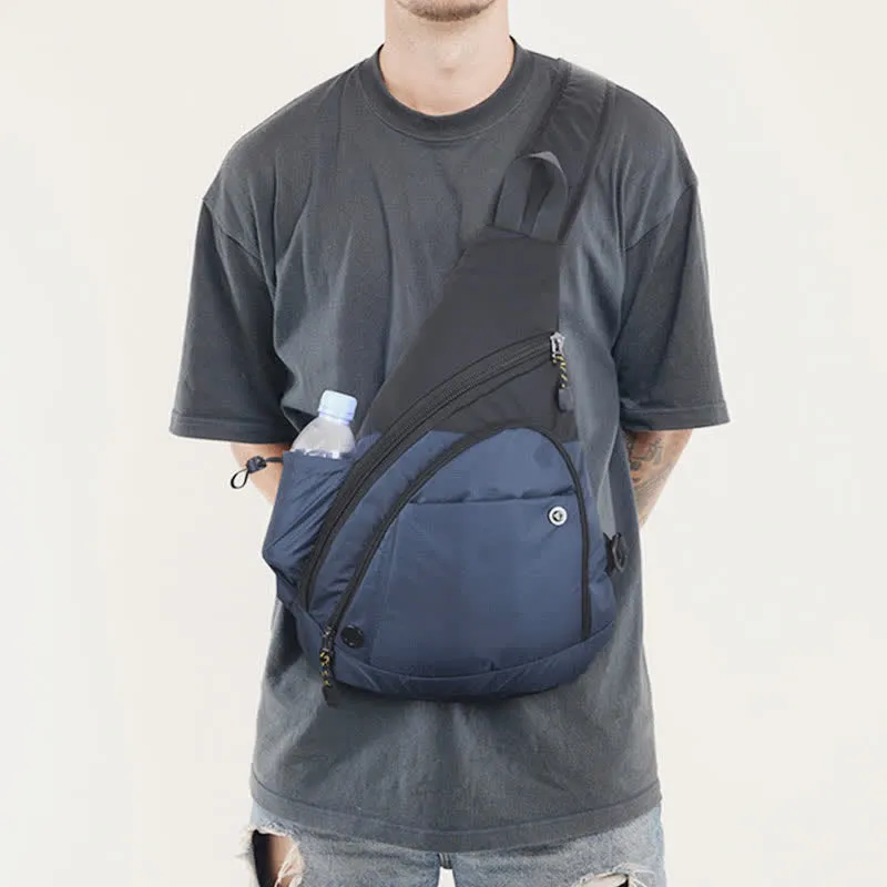 Waterproof Sling Bag Crossbody Backpack Casual Nylon Shoulder Bag Chest Bag