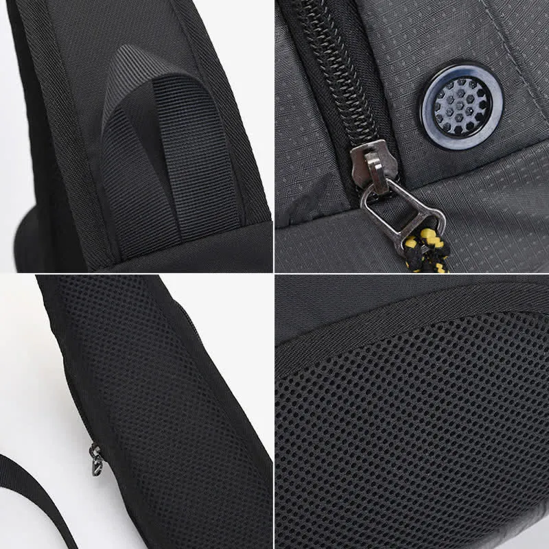 Waterproof Sling Bag Crossbody Backpack Casual Nylon Shoulder Bag Chest Bag