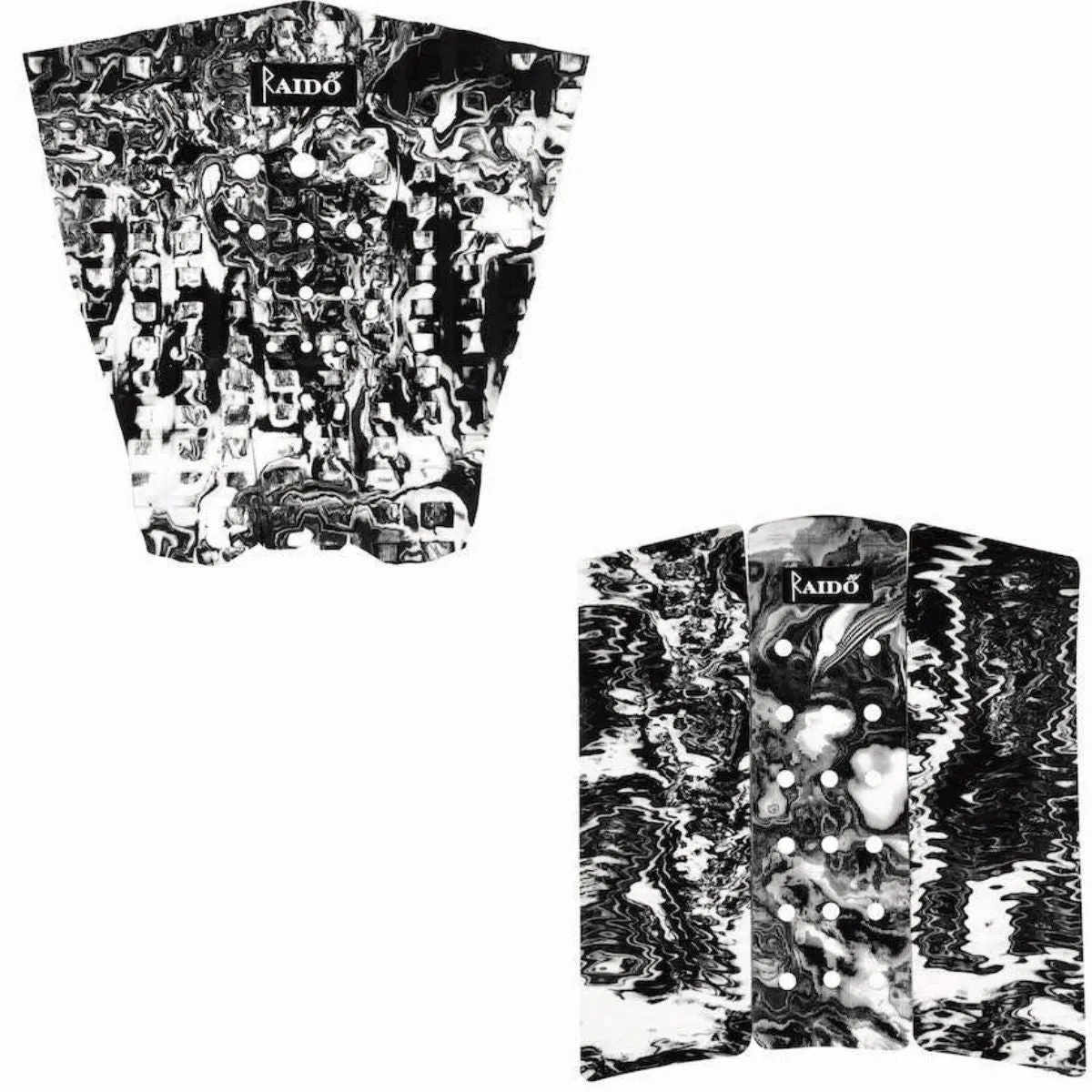 White Void - Front Deck Grip & Traction Tail Pad Combo