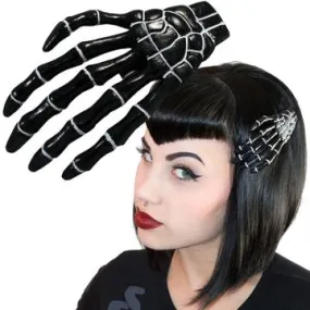 XL Skeleton Bone Hand Slide Black